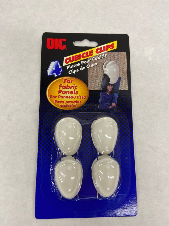 (1080x Bid)OIC 4pc Cubicle Clips