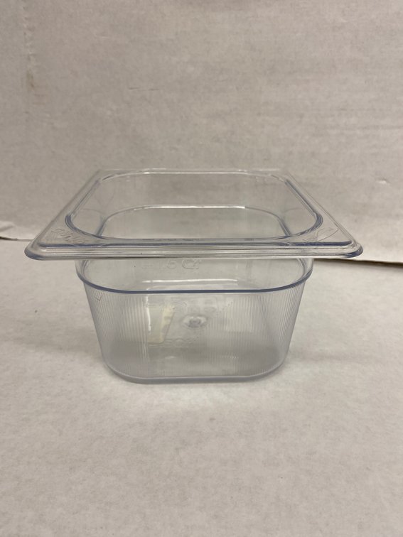 (12x Bid)Rubbermaid 1.5QT Plastic Food Pan