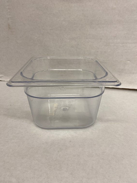 (48x Bid)Rubbermaid 1.5QT Plastic Food Pan