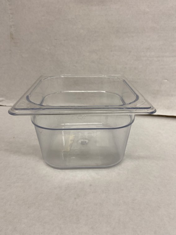 (6x Bid)Rubbermaid 1.5QT Plastic Food Pan