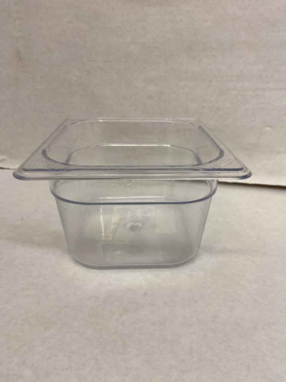 (78x Bid)Rubbermaid 1.5QT Plastic Food Pan