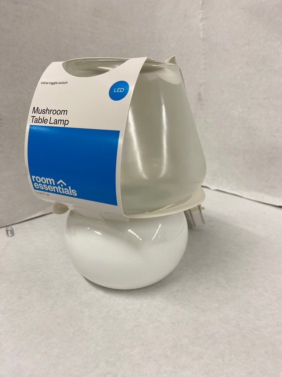 (4x Bid)Room Essentials 7" LED Mushroom Table Lamp