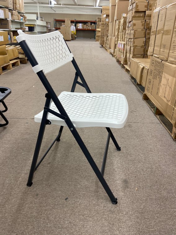 (16x Bid)Ergonomic Plastic Folding Chair