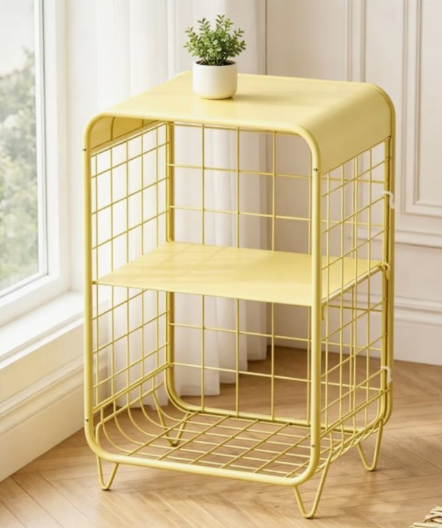 (43x Bid)Iron Side Table
