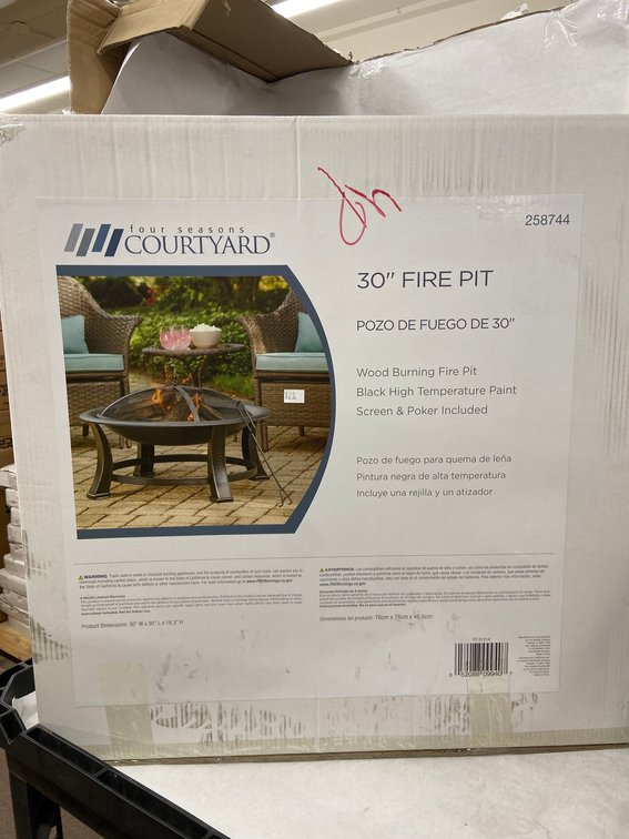 Four Seasons Courtyard 60" Fire Pit