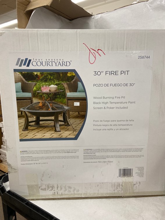 (5x Bid)Four Seasons Courtyard 60" Fire Pit