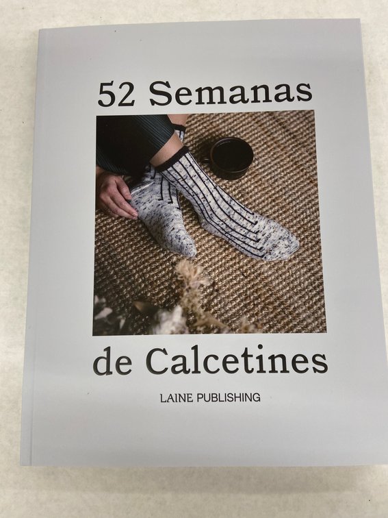 (16x Bid)52 Semanas De Calcetines Knitting Pattern Book