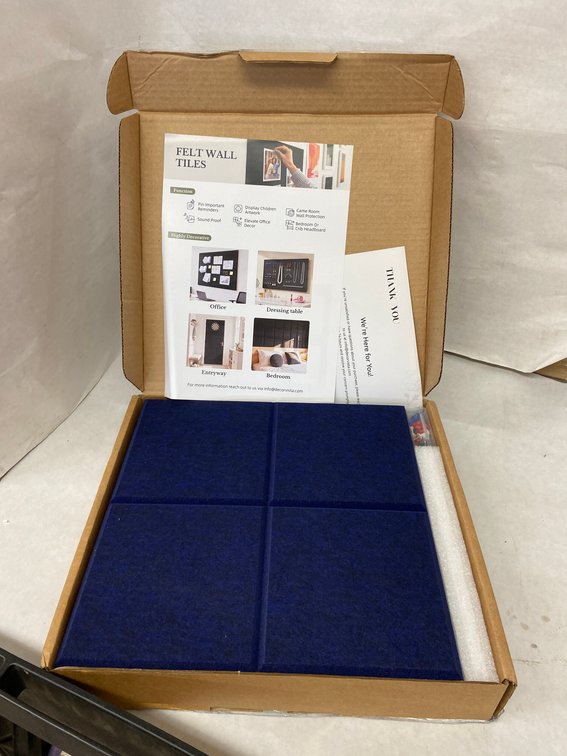 Felt 12"x12" 6pk Wall Tile