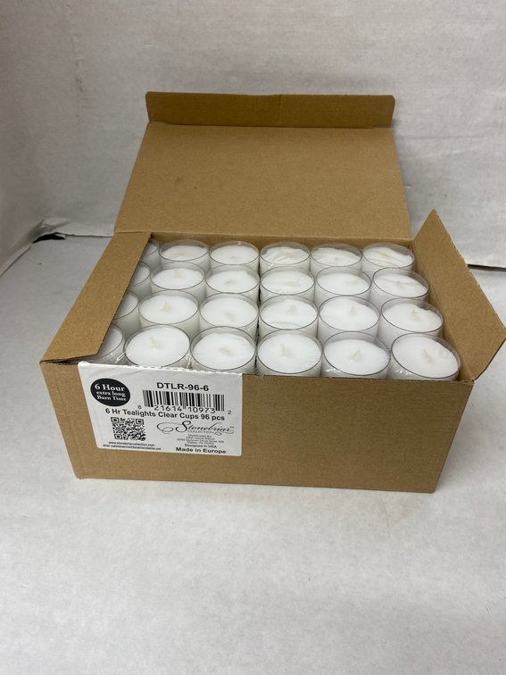 (6x Bid)Stonebriar 96pc Tealight Cup