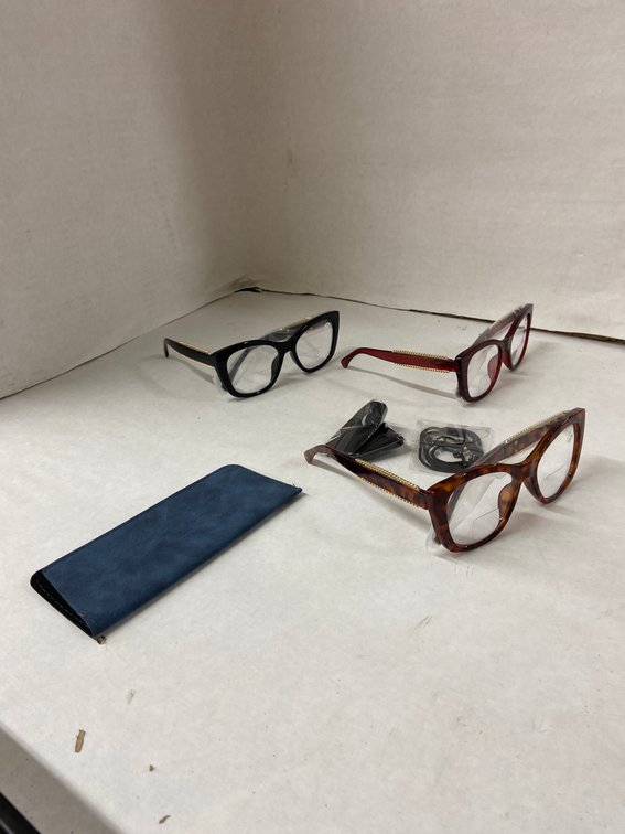 (4x Bid)3pc Bifocal Reading Glasses Set