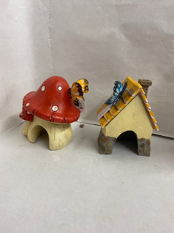 (4x Bid)Transpac 2pc Garden Decor Set