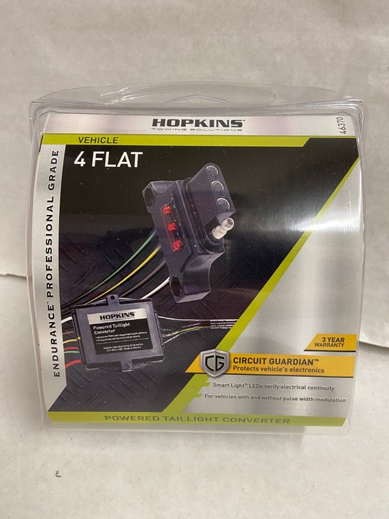 (4x Bid)Hopkins 4-Flat Powered Tail Light Converter