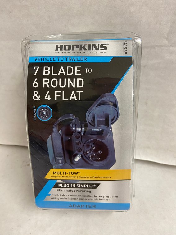 (24x Bid)Hopkins 7-Blade To 6-Round & 4-Flat Adapter