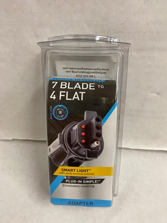 (20x Bid)Hopkins 7-Blade To 4-Flat Adapter