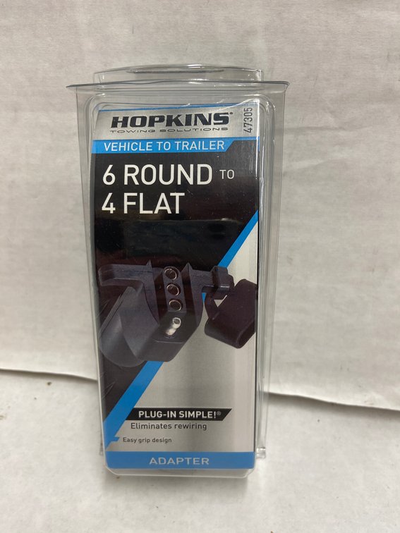 (24x Bid)Hopkins 6-Round To 4-Flat Adapter