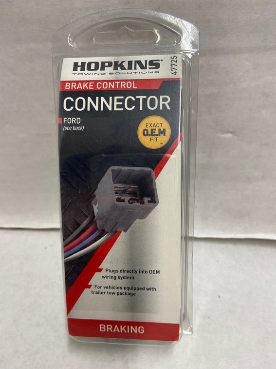 (19x Bid)Hopkins Ford Brake Control Connector