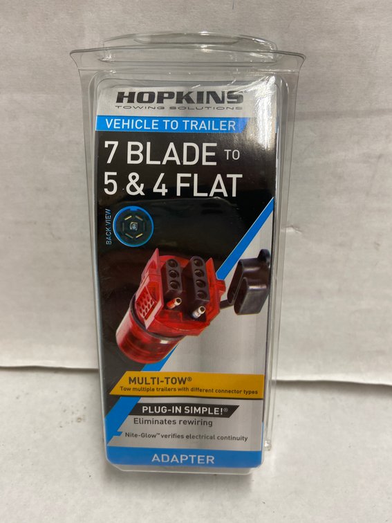(16x Bid)Hopkins 7-Blade To 5 & 4-Flat Adapter