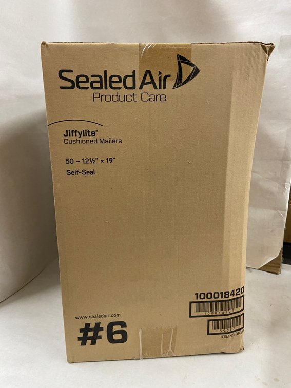 (3x Bid)Jiffy Lite 50pc Self-Seal Cushioned Mailers