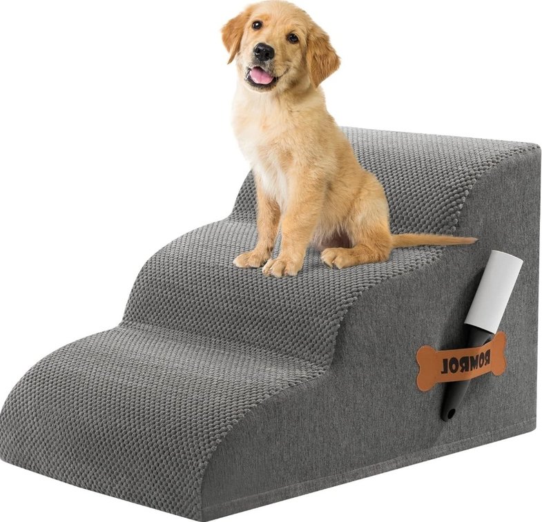 (6x Bid)Romrol 3-Tier Dog Stairs