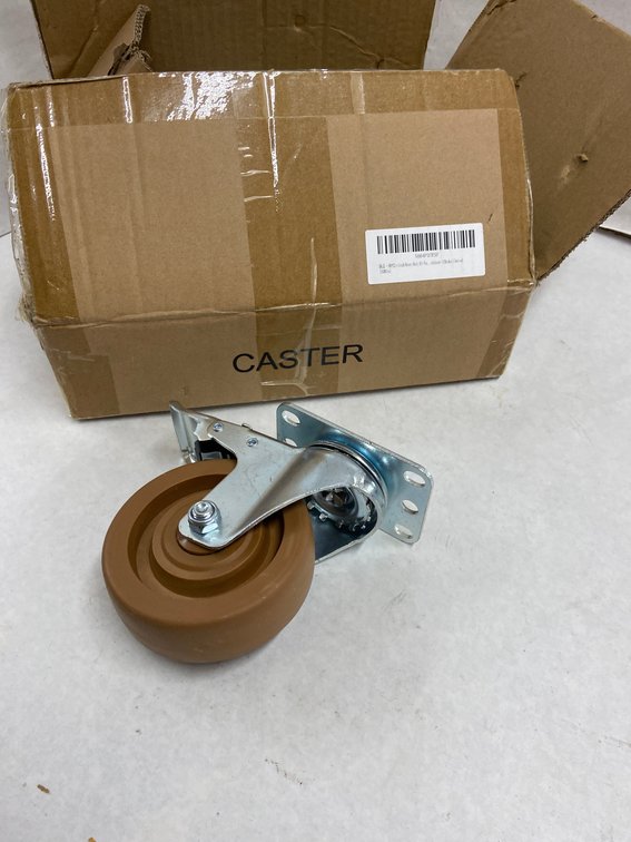 4" HD 3pc Swivel Locking Caster Wheels