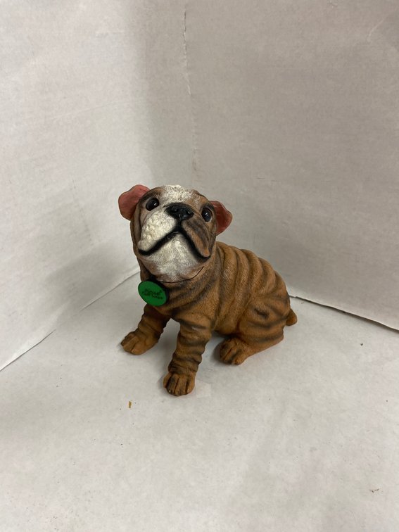 (8x Bid)Micheal Carr 8.2" Bulldog Puppy Figure