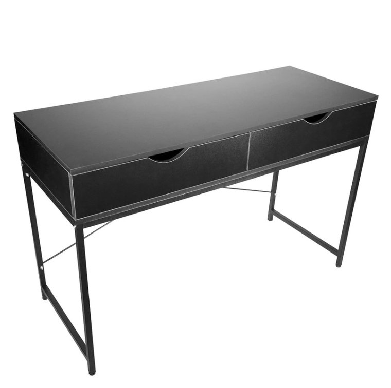 (2x Bid)Interior Elements 47.5" Modern Computer Desk W/ Drawers