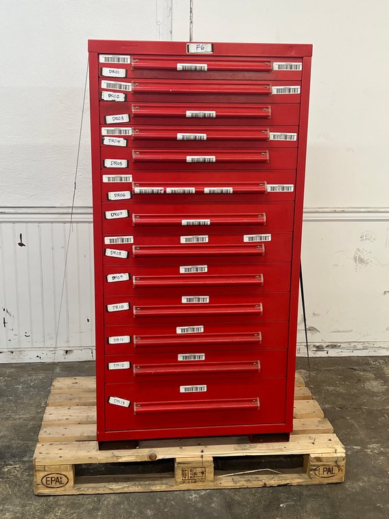 Equipto 13 Drawer Tooling Cabinet