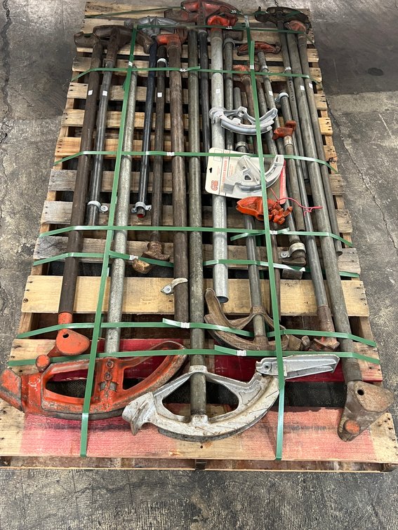 Skid Lot Of Ridgid Bending Equipment