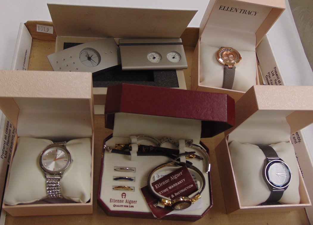 Variety of Fashion Watches: Etienne Aigner, Ellen Tracy, etc.
