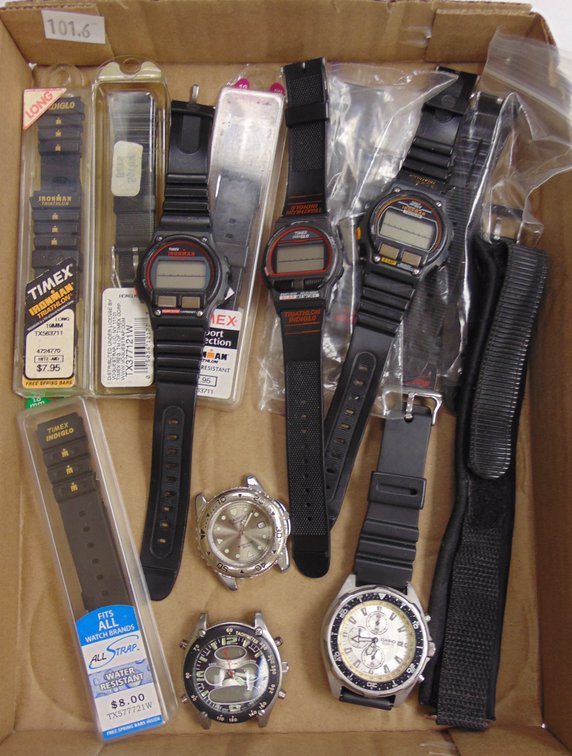 Watch and Watch Band Variety: Timex Digitals,