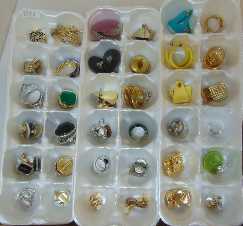 Variety of Costume Earrings.