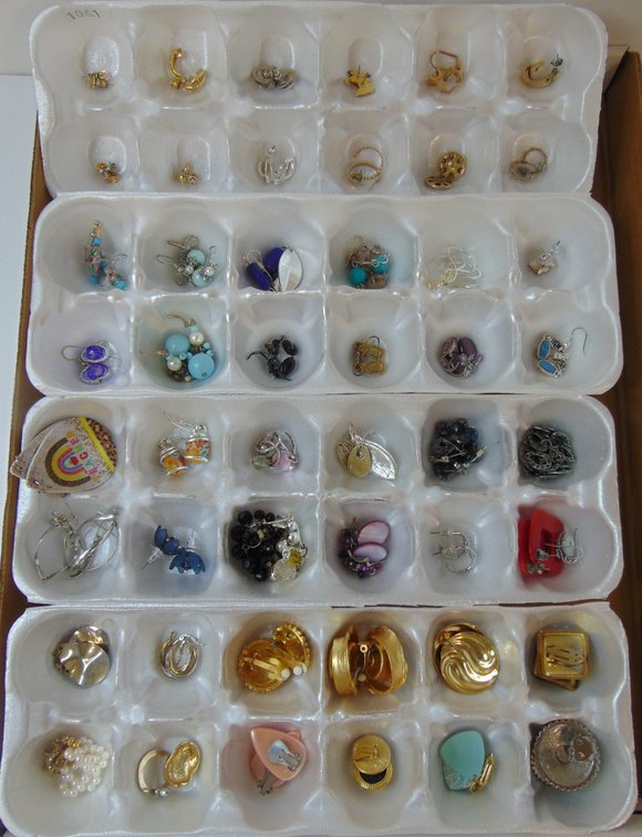 Variety of Costume Earrings.