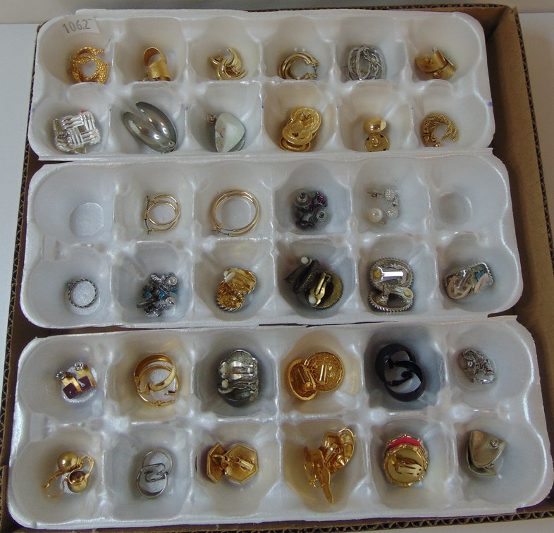 Variety of Costume Earrings.