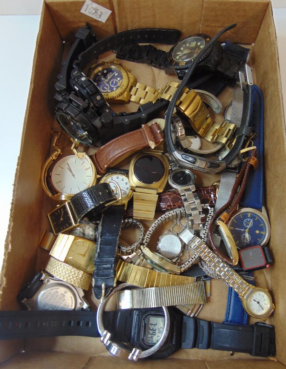 Variety of various style Watches.