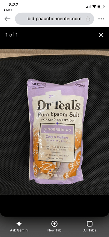 (2x)Dr. Teals Pure Epsom Salt
