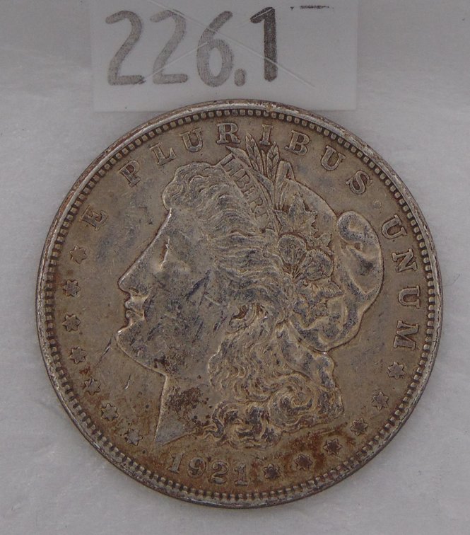 1921-S Morgan Dollar EF.