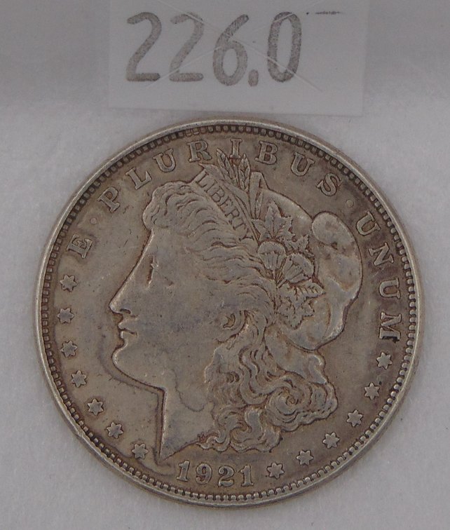 1921-S Morgan Dollar EF.