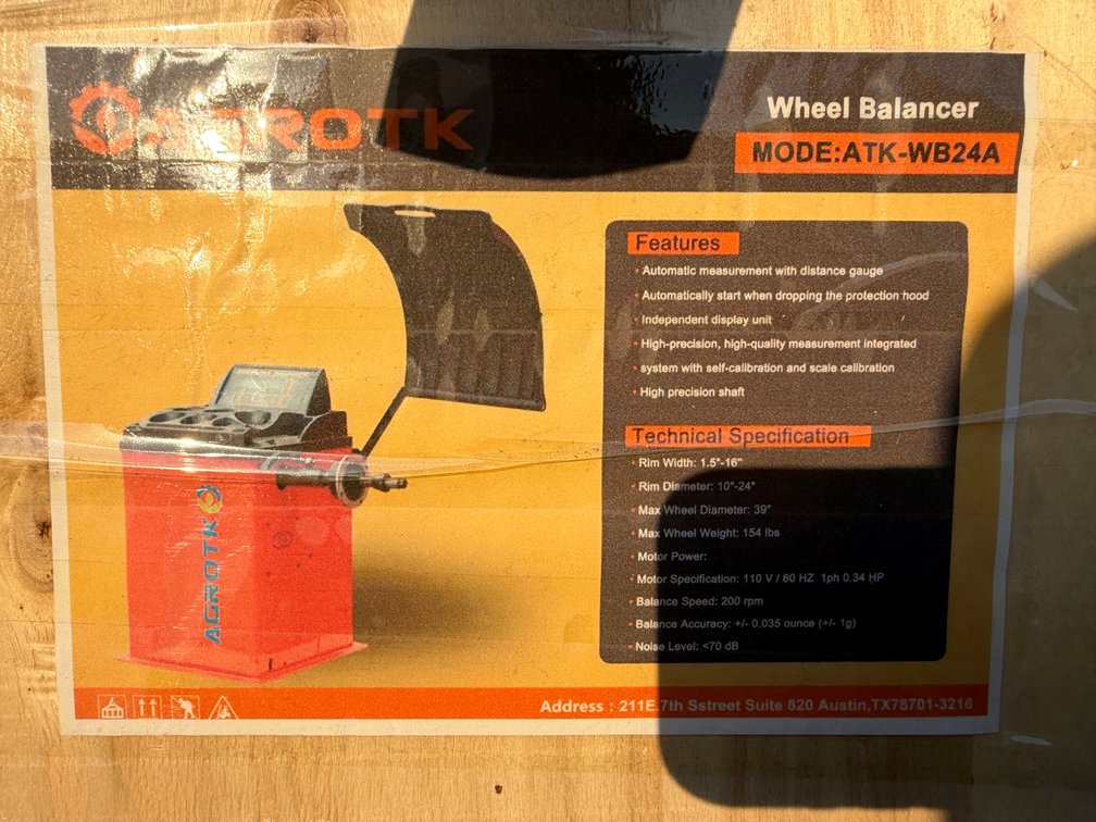 Agrotk Wheel Balancer