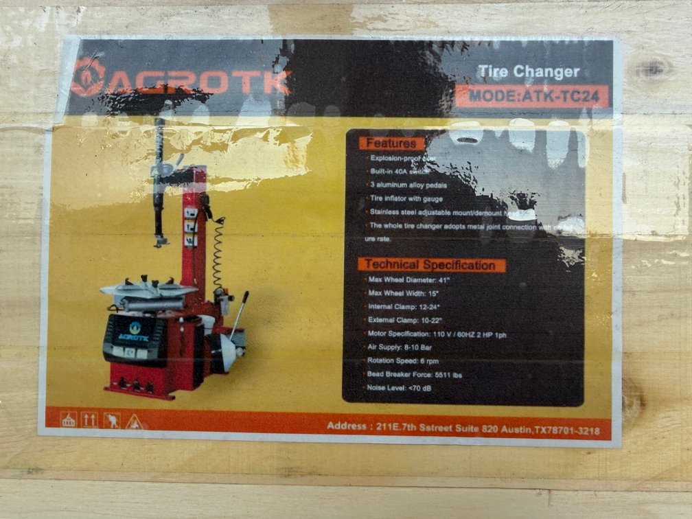 Agrotk Tire Changer