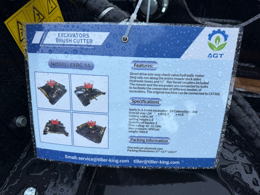 AGT Excavator Brush Cutter