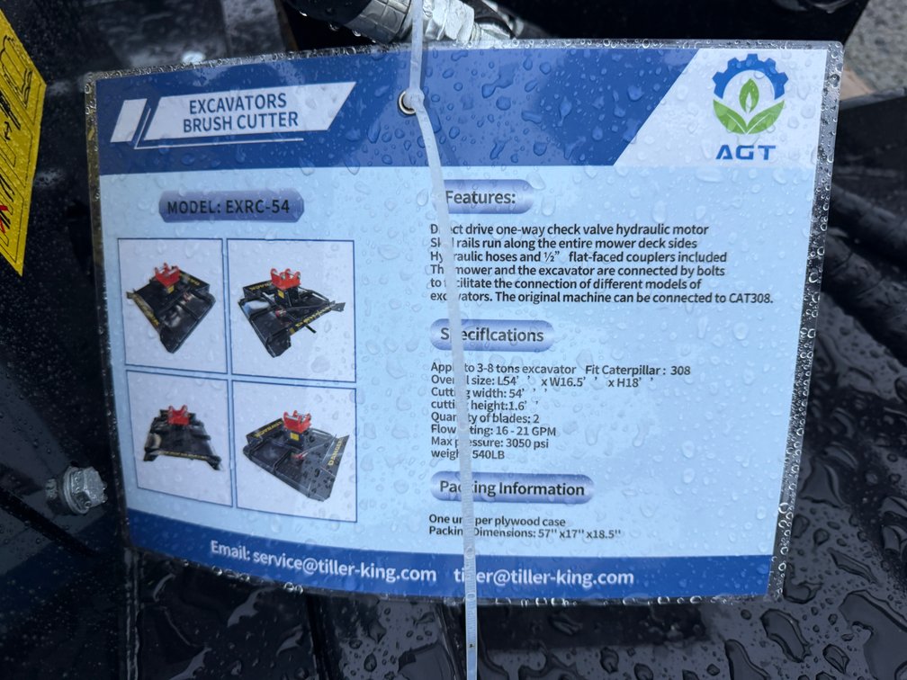 AGT Excavator Brush Cutter