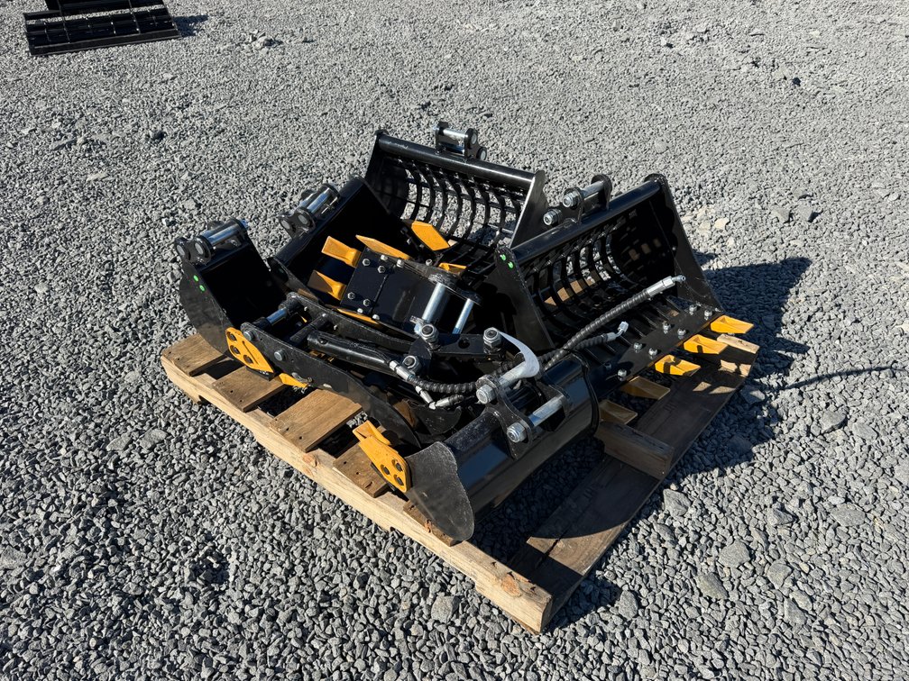 Skid Lot of Mini Excavator Attachments