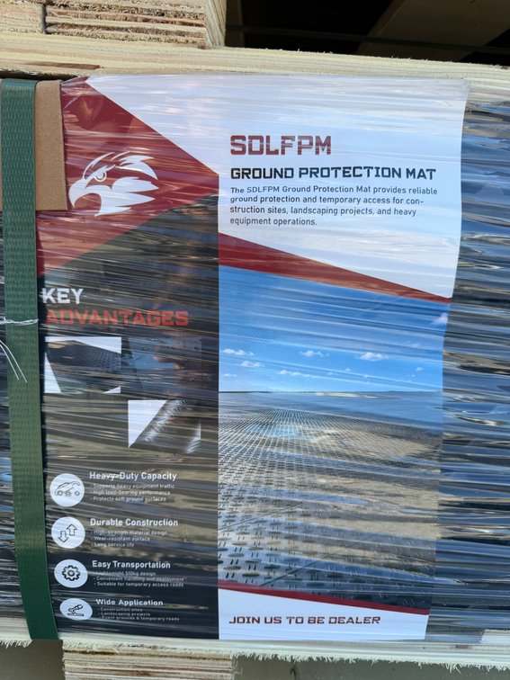 Skid Lot of Ground Protection Mats