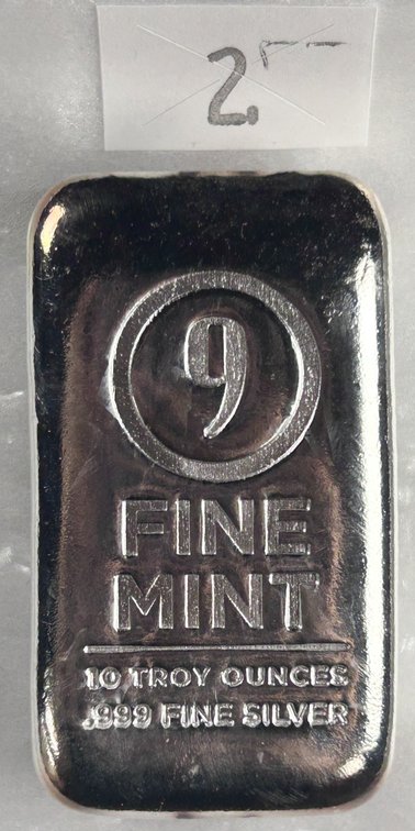 Fine Mint 10 Troy Oz. .999 Fine Silver Bar