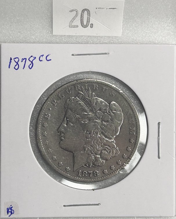 1878-CC Morgan Dollar VF.