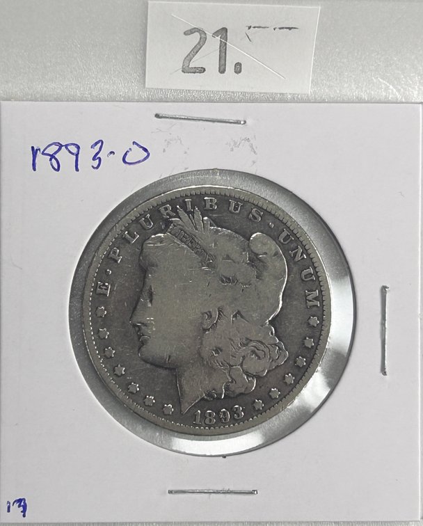 1893-O Morgan Dollar G.