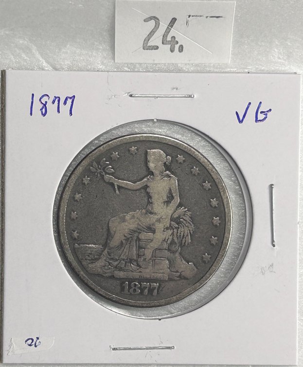 1877 Trade Dollar.