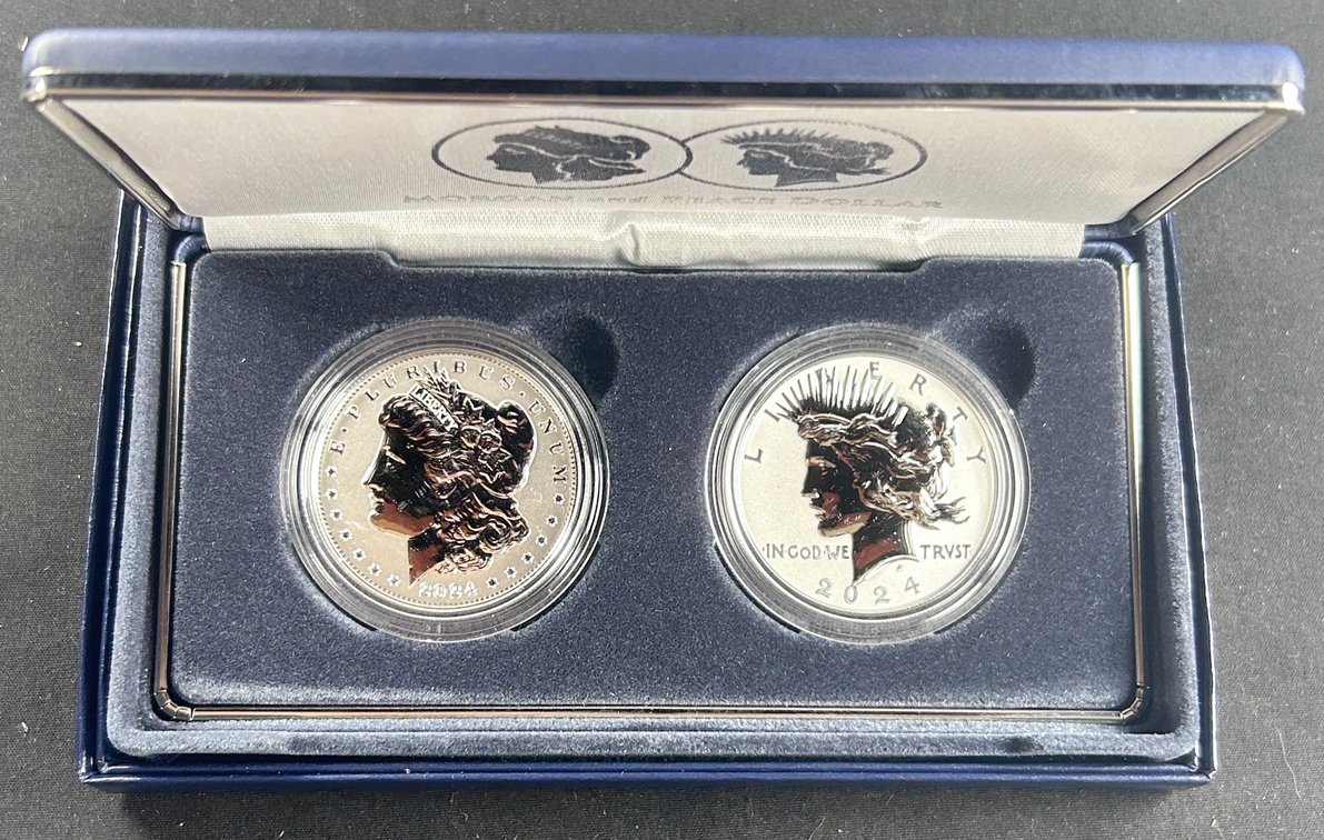 2024-S Reverse Proof Morgan and Peace Dollars