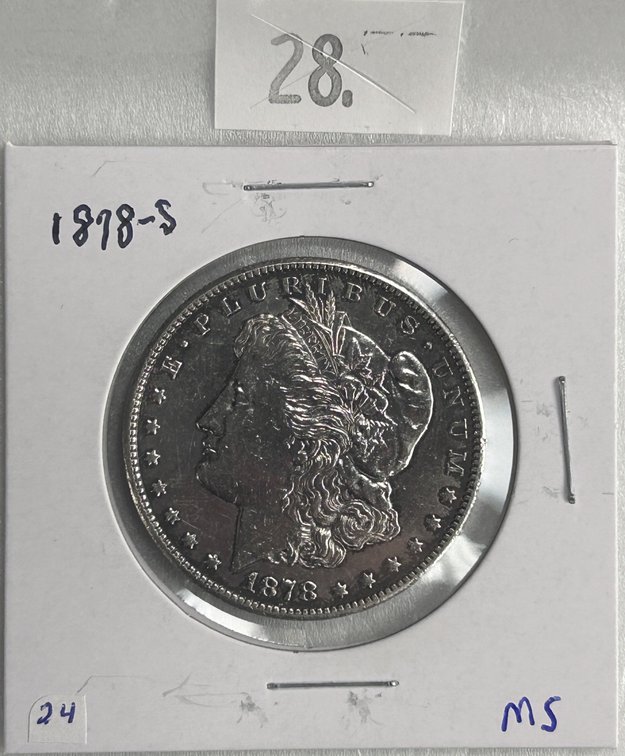 1878-S Morgan Dollar MS.
