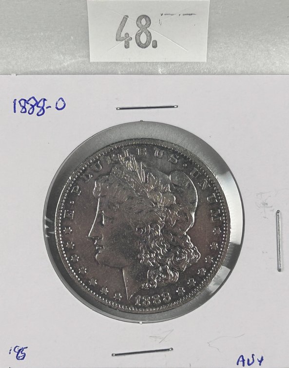 1888-O Morgan Dollar AU.